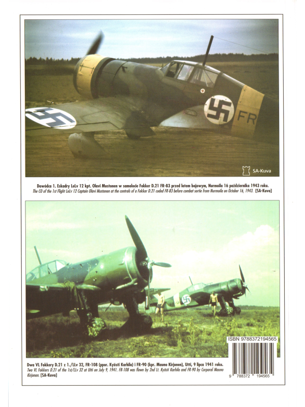 Fokker D.21 in finnish and dutch service
