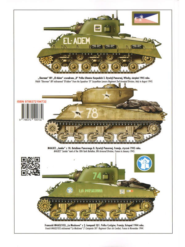 Sherman 105 mm, M4A3E2 Jumbo