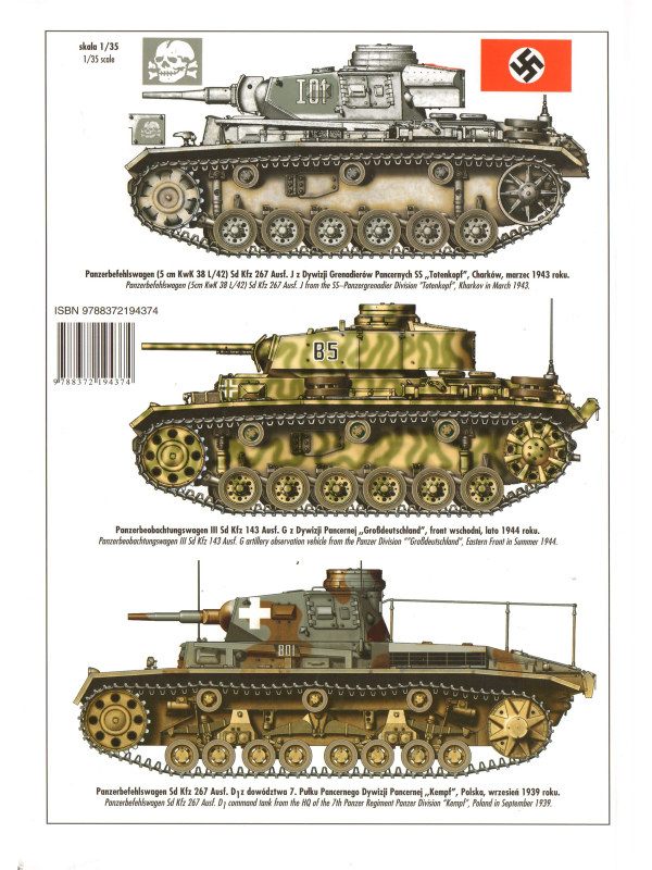 Panzerbefehlswagen Sd Kfz 266, 267, 268