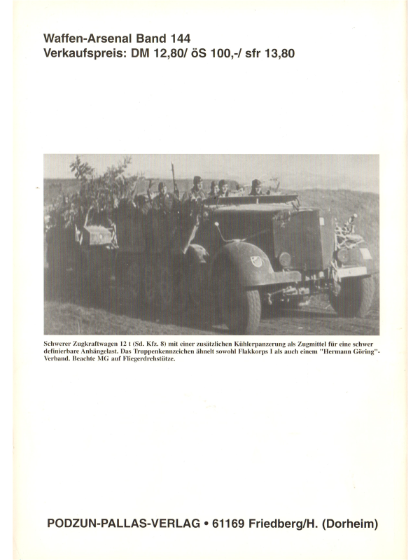 Die schweren Zugkraftwagen der Wehrmacht