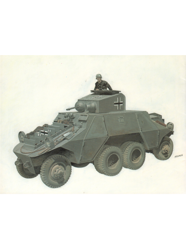 Deutsche schwere 6-Rad-Panzerspähwagen