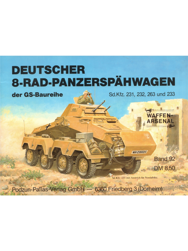 Deutscher 8-Rad-Panzerspähwagen [Acht-Rad-Panzerspähwagen] der Gs-Baureihe