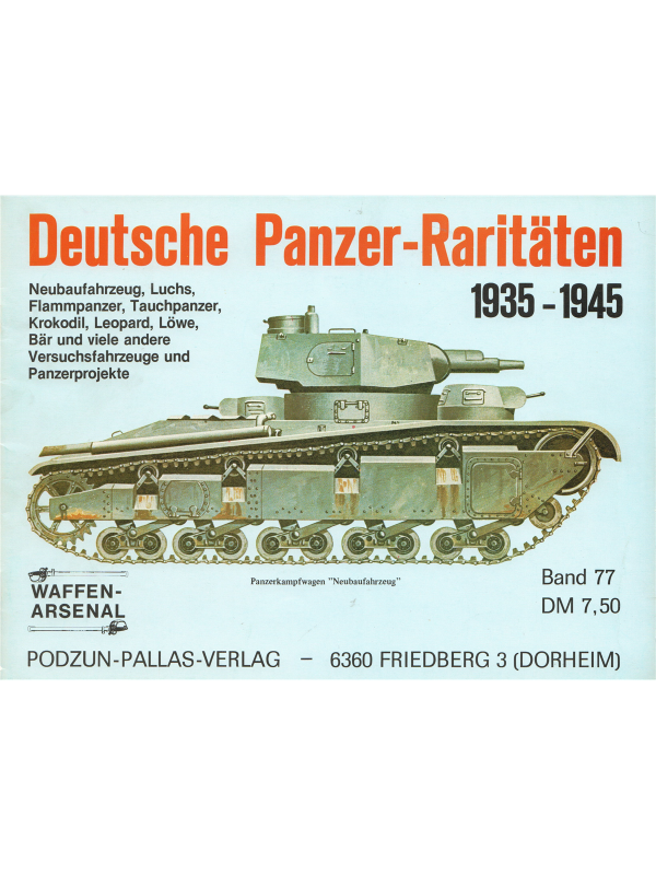 Deutsche Panzer-Raritäten 1935 - 1945