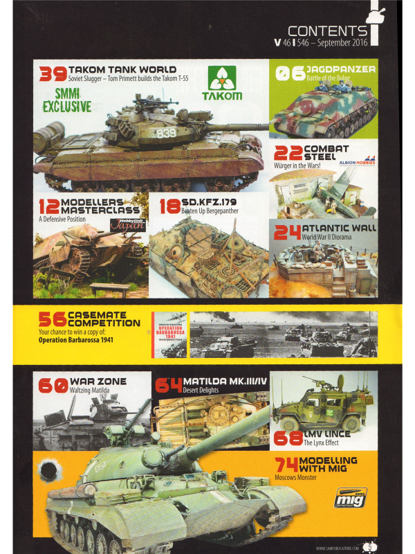 Scale Military Modeller international magazine No 546