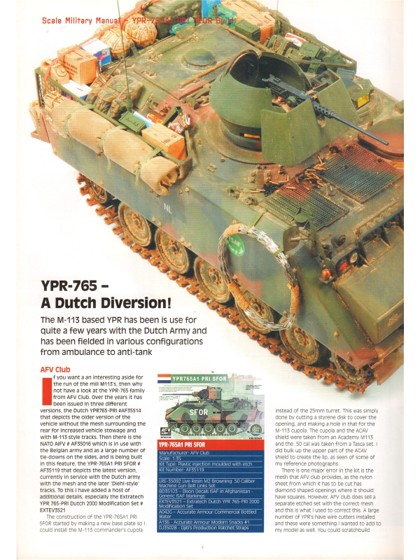 Scale Military Modeller international magazine No 518