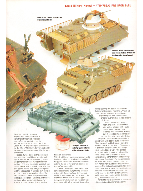 Scale Military Modeller international magazine No 518