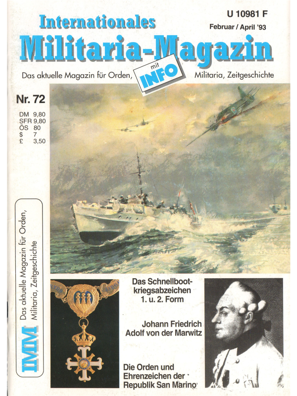 Internationales Militaria-Magazin (IMM) Nr 72