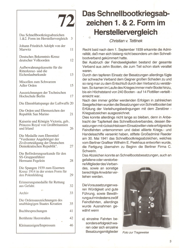 Internationales Militaria-Magazin (IMM) Nr 72