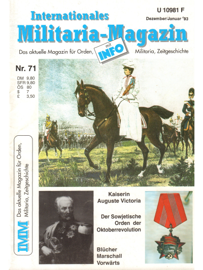 Internationales Militaria-Magazin (IMM) Nr 71