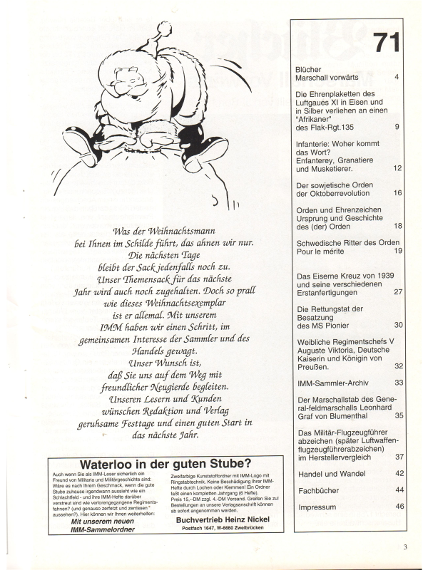 Internationales Militaria-Magazin (IMM) Nr 71