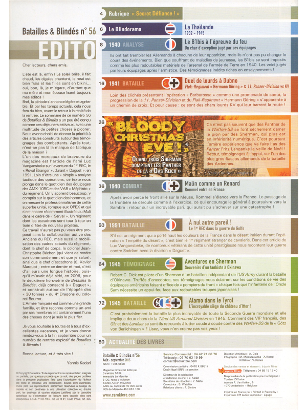 Batailles & blindes No 56-1