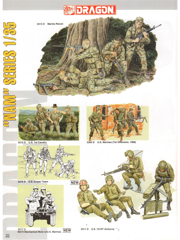 Dragon models catalogue from 1997-6
