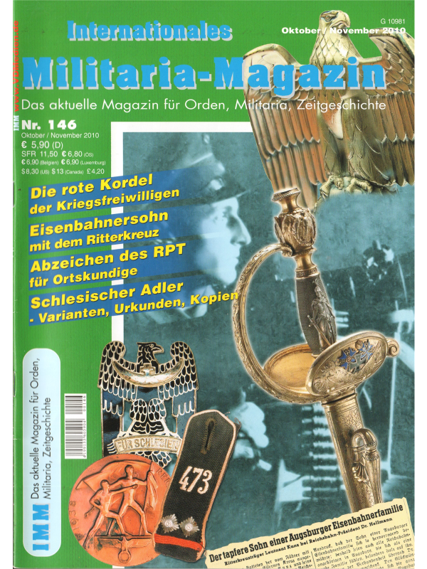 Internationales Militaria-Magazin (IMM) Nr 146