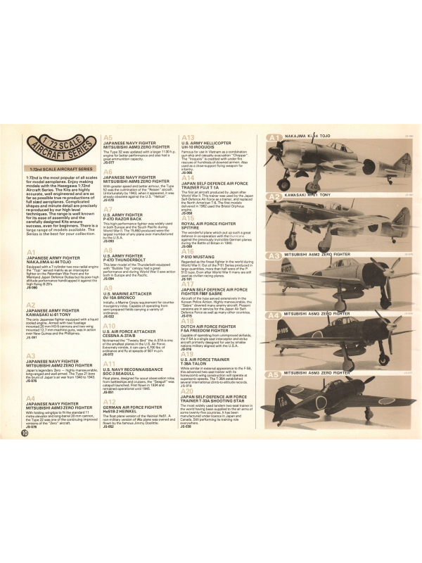 Hasegawa catalogue 1977-3