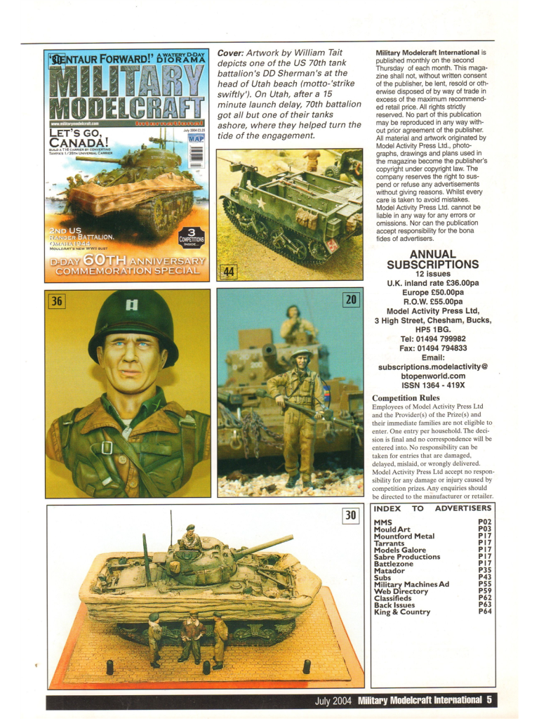 Military Modelcraft international magazine 2004 No 7 - 20th Century House