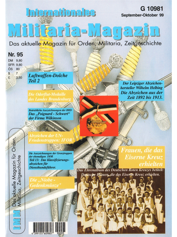 Internationales Militaria-Magazin (IMM) Nr 95