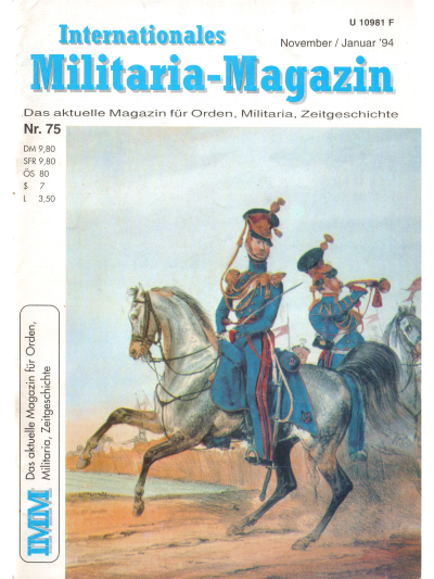 Internationales Militaria-Magazin (IMM) Nr 75