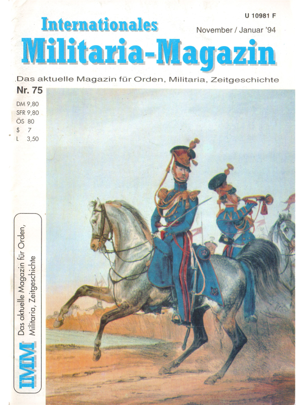 Internationales Militaria-Magazin (IMM) Nr 75