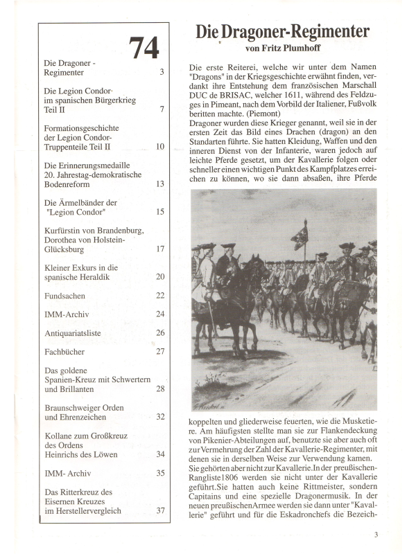 Internationales Militaria-Magazin (IMM) Nr 74