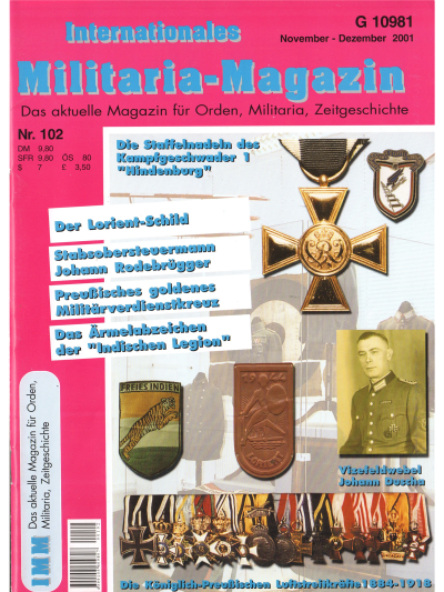 Internationales Militaria-Magazin (IMM) Nr 102-0