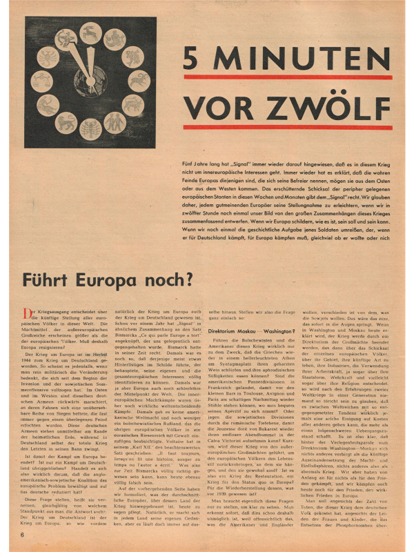 Signal magazine No 17 from 1944 German language - downloadable PDF-5