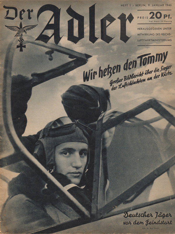 Der Adler No 1 1940 German language downloadable PDF-0