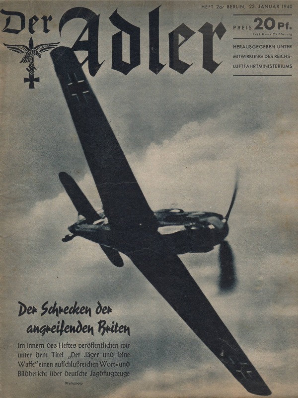 Der Adler No 2a 1940 German language downloadable PDF-0