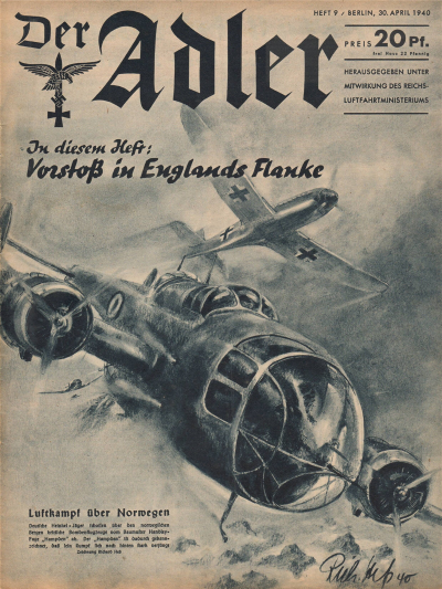 Der Adler No 9 1940 German language downloadable PDF-0