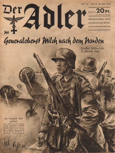 Der Adler No 10 1940 German language downloadable PDF-0