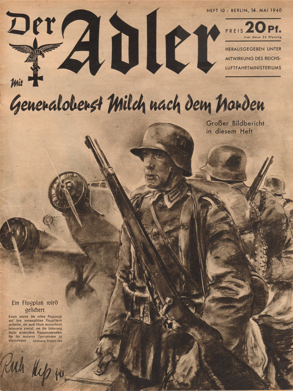 Der Adler No 10 1940 German language downloadable PDF-0