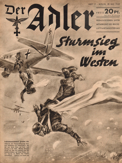 Der Adler No 11 1940 German language downloadable PDF-0