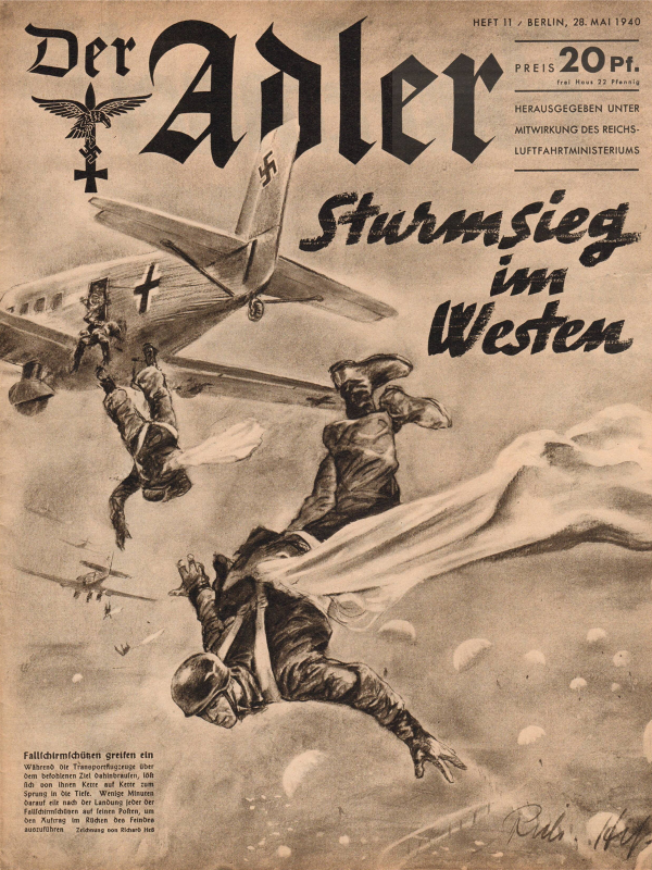 Der Adler No 11 1940 German language downloadable PDF-0