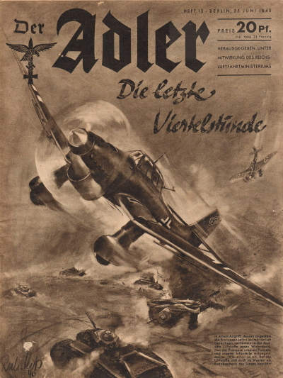 Der Adler No 13 1940 German language downloadable PDF-0