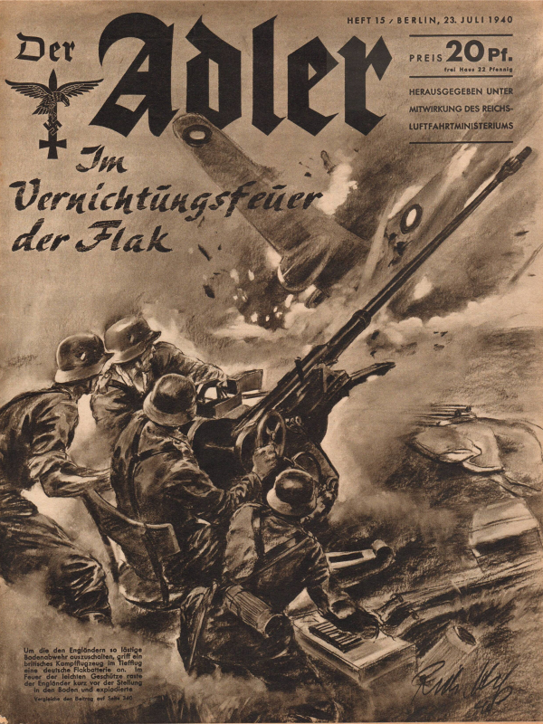 Der Adler No 15 1940 German language downloadable PDF-0