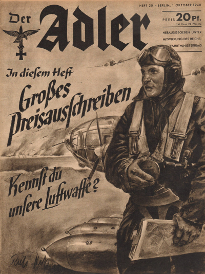 Der Adler No 20 1940 German language downloadable PDF-0