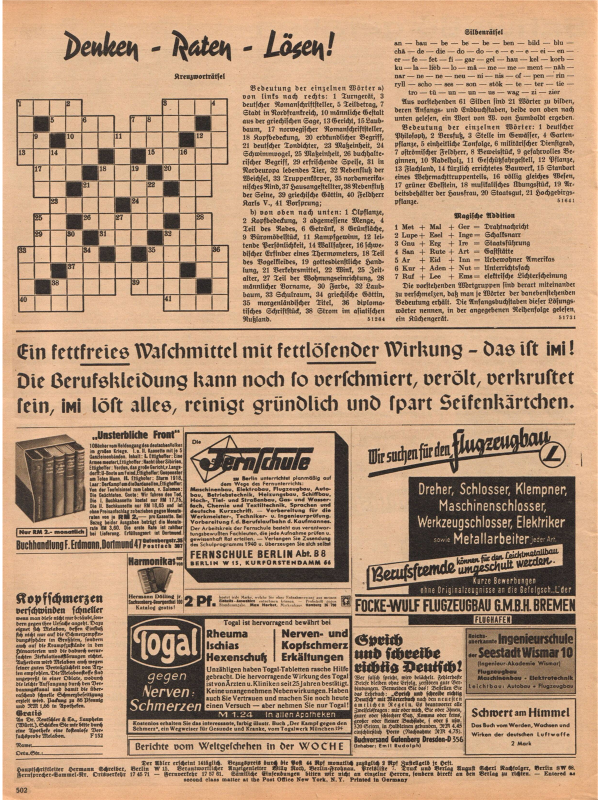 Der Adler No 20 1940 German language downloadable PDF-7