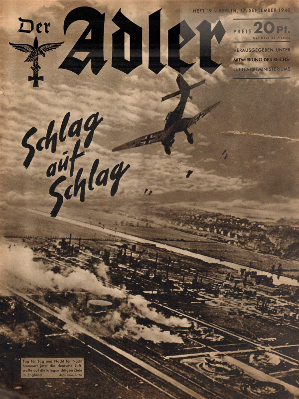 Der Adler No 19 1940 German language downloadable PDF-0