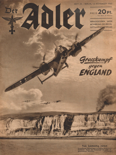 Der Adler No 23 1940 German language downloadable PDF-0