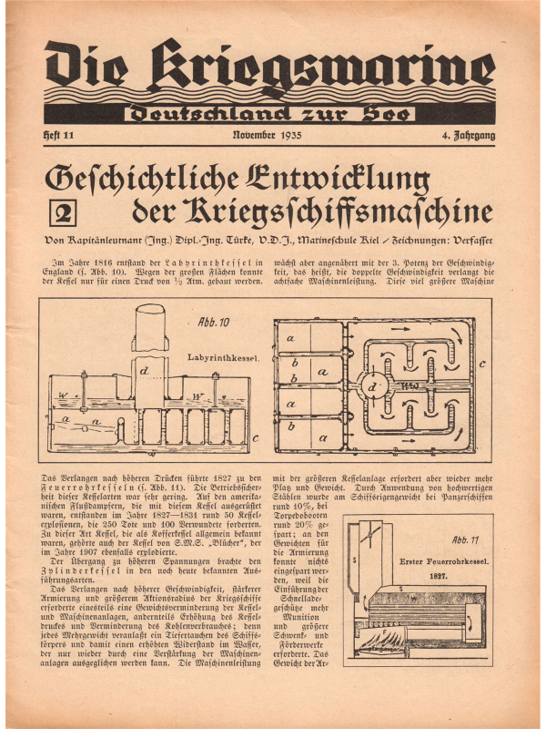 Die Kriegsmarine Heft 3 1935 downloadable PDF-1