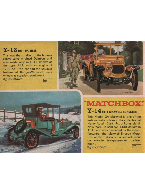 Matchbox Collector's catalog from 1969-7