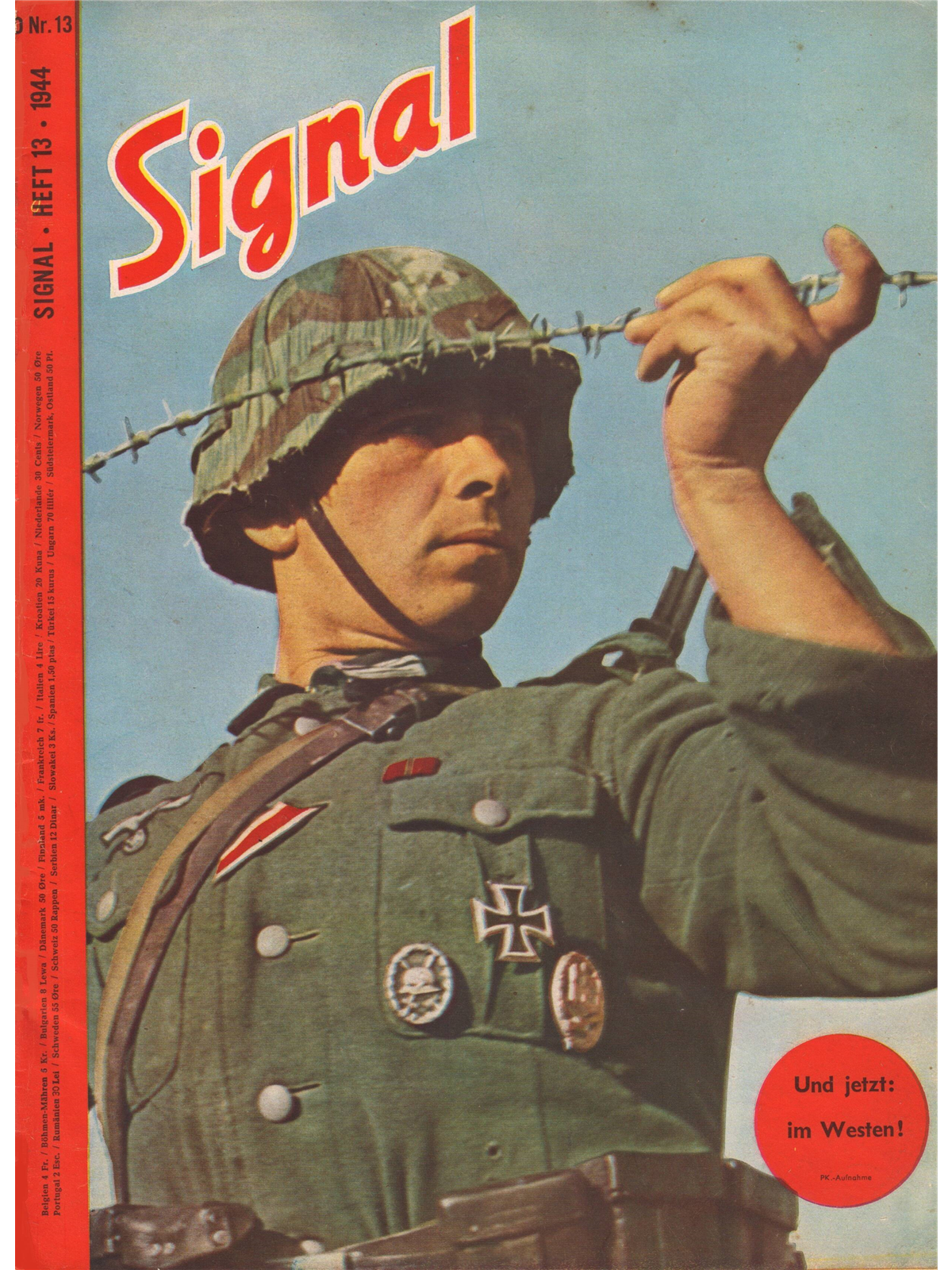 Signal magazine No 13 from 1944 German language - 20th Century House