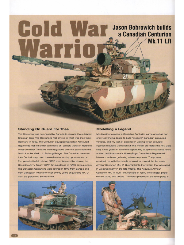 AFV Modeller magazine No 36-3