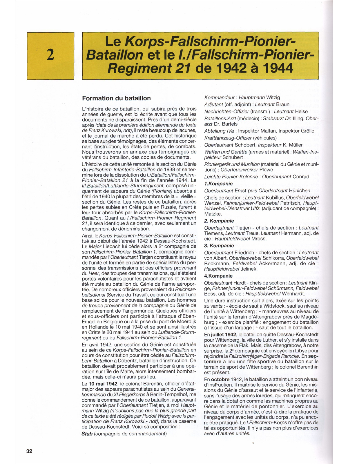 Major Rudolf Rojahn Major Rudolf Witzig, magazine 39-45 HS 2 batailles & temoignages - 20th ...