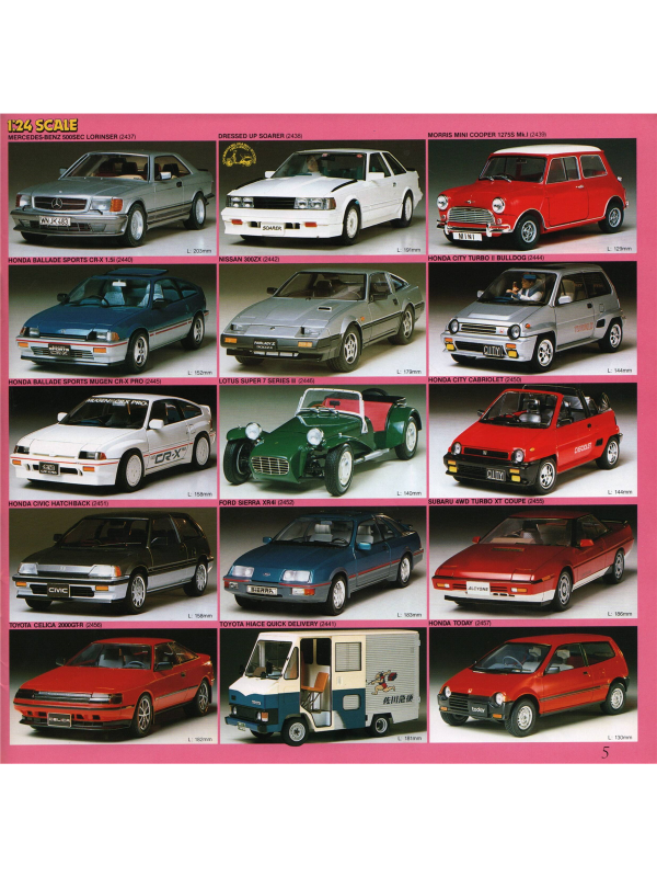 Tamiya catalogue 1987