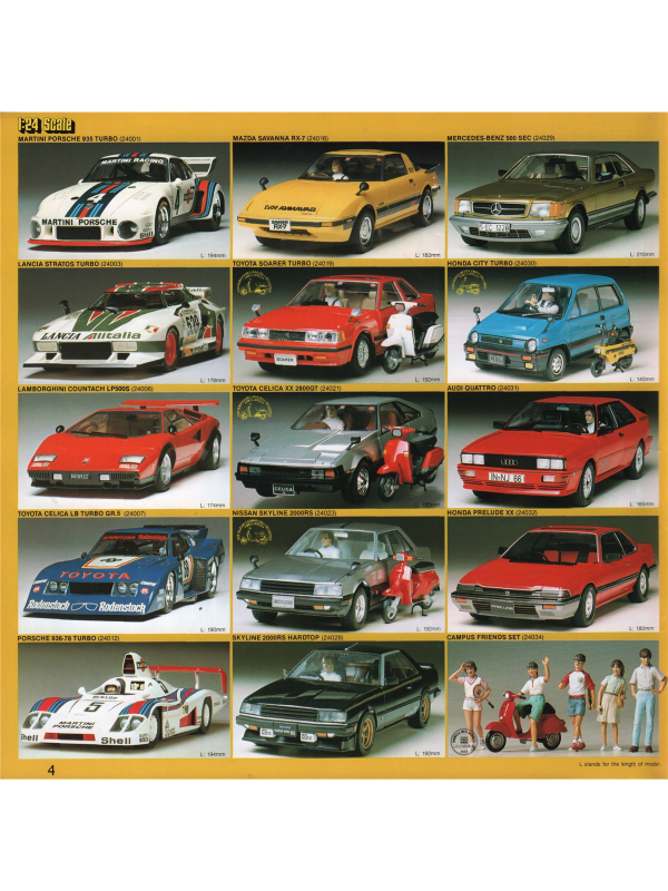 Tamiya catalogue 1988