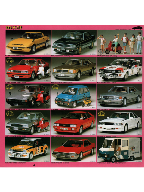 Tamiya catalogue 1990