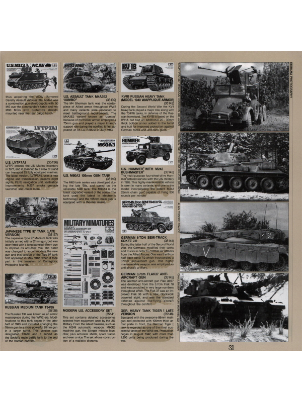 Tamiya catalogue 1990