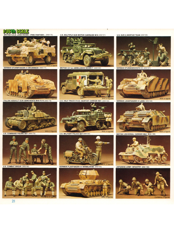 Tamiya catalogue 1977