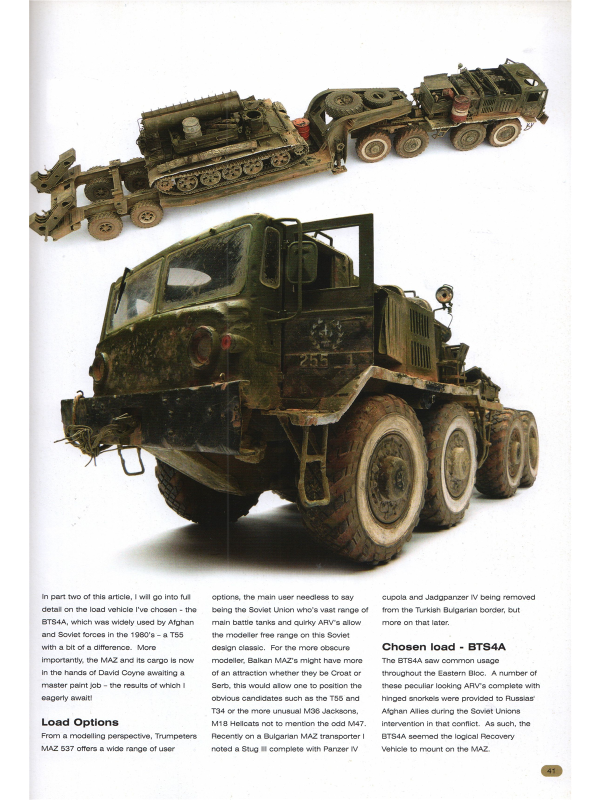 AFV Modeller magazine No 41