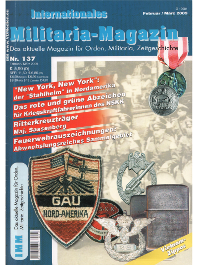Internationales Militaria-Magazin (IMM) Nr 137